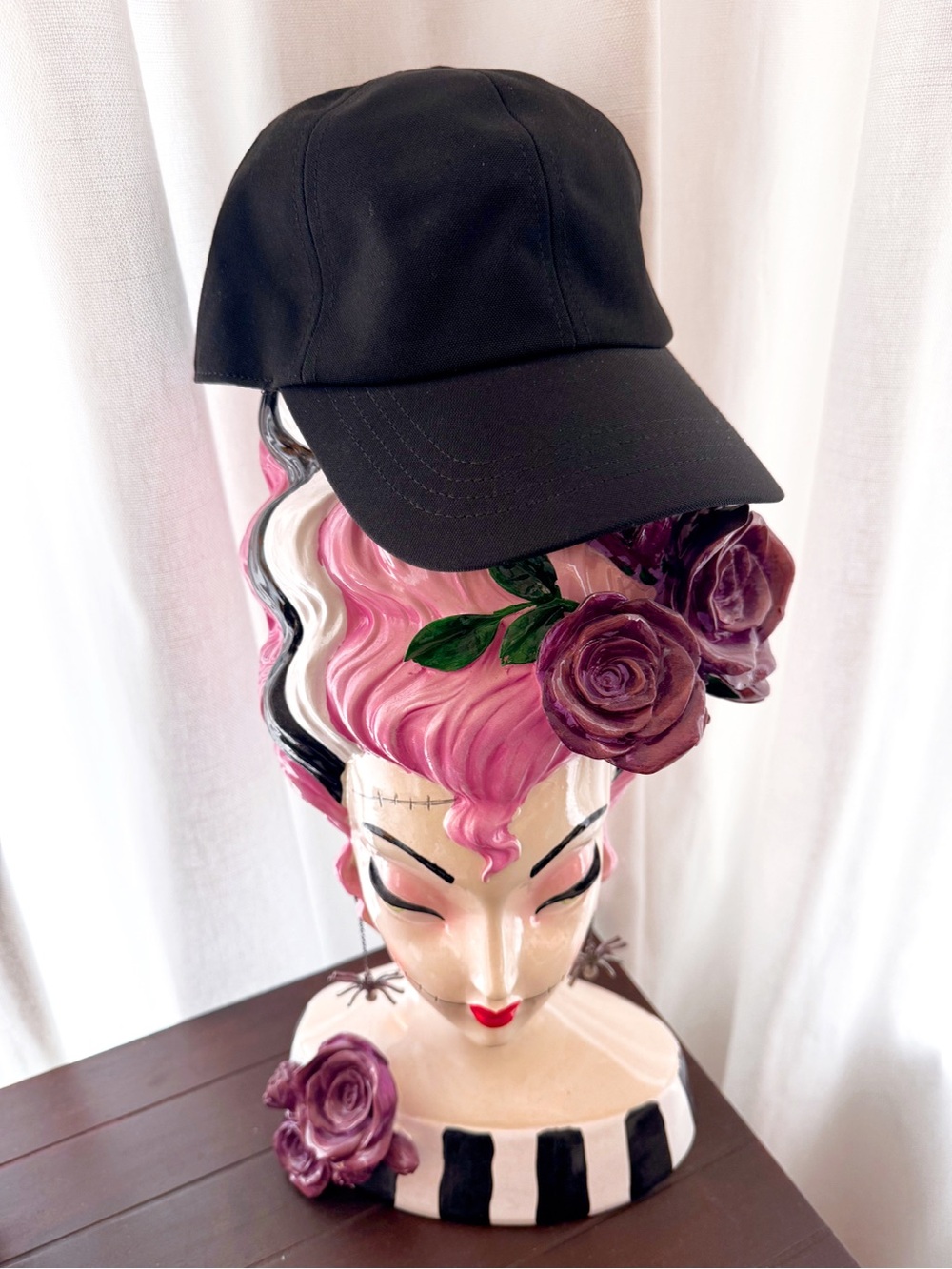 new! madewell canvas baseball hat in black $33 - Picture 4 of 6